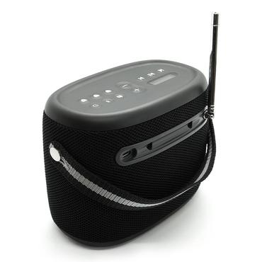 Pure Woodland wasserdichter Outdoor-Lautsprecher mit FM/DAB+ Radio, schwarz