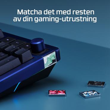 HyperX Badge Pack &ndash; abstrakte, magnetiske badges