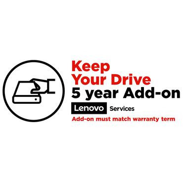 Lenovo Onsite + Keep Your Drive - support opgradering - 5 år - on-site