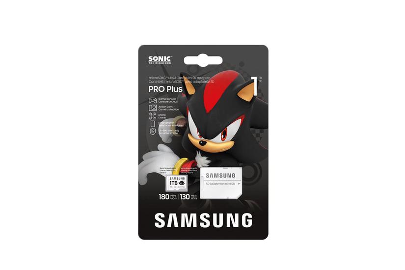 Samsung Pro Plus Md1t0sa Sonic The Hedgehog Flashhukommelseskort Microsdxc Uhs