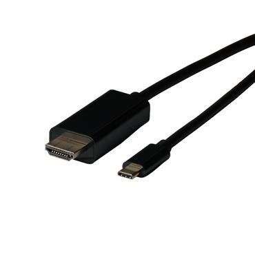 EFB Elektronik EBUSBC-HDMI-4K60K.2 videokabel adapter 2 m USB Type-C Sort