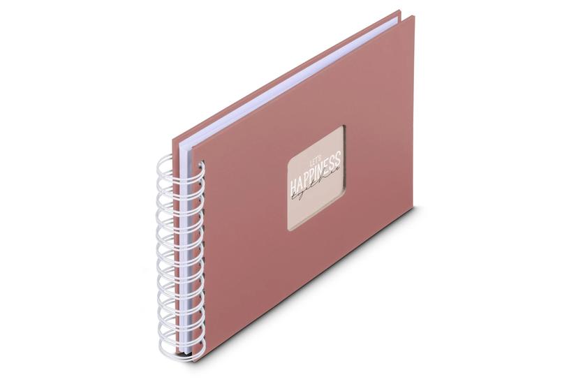 Hama 00009854 fotoalbum og arkbeskyttelse R&oslash;d 50 ark Spiral indbinding