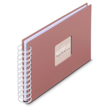 Hama 00009854 fotoalbum og arkbeskyttelse R&oslash;d 50 ark Spiral indbinding