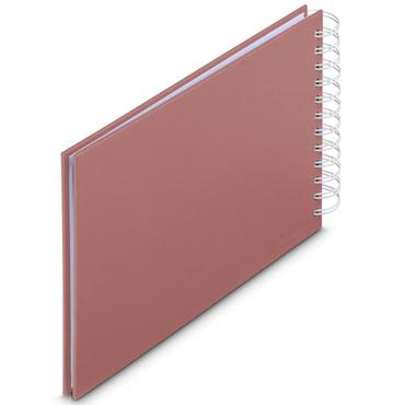 Hama 00009854 fotoalbum og arkbeskyttelse R&oslash;d 50 ark Spiral indbinding