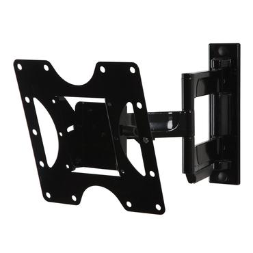 Peerless PARAMOUNT Articulating Wall Mount PA740 - monteringssæt - Skærmtiltning og -drejning - for fladt panel - sort højglans