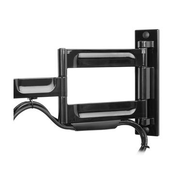 Peerless PARAMOUNT Articulating Wall Mount PA740 - monteringssæt - Skærmtiltning og -drejning - for fladt panel - sort højglans
