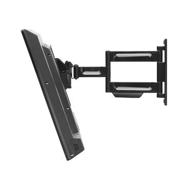 Peerless PARAMOUNT Articulating Wall Mount PA740 - monteringssæt - Skærmtiltning og -drejning - for fladt panel - sort højglans