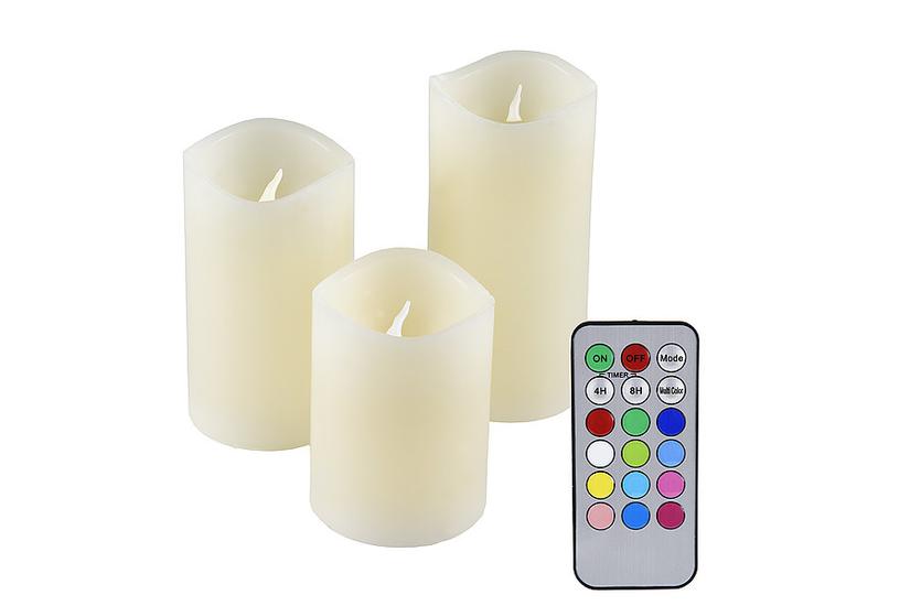 Olympia IOIO LED-Wachskerzen Set LED 48 3er Set