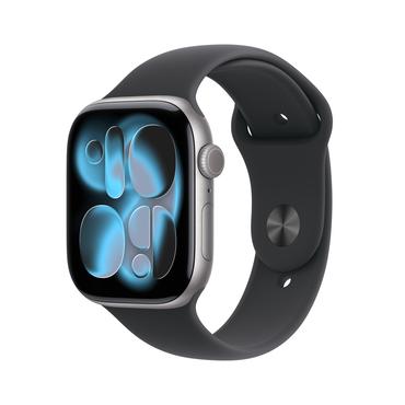 Apple Watch Series 11 OLED 46 mm Digital 416 x 496 pixel Berøringsskærm Grå Wi-Fi GPS (satellit)