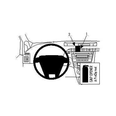 Brodit ProClip Center mount - beslag til montering