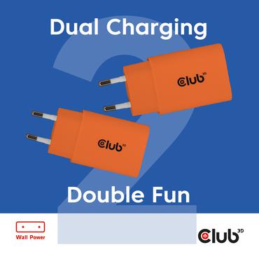 2-Pack USB-C&reg; Charger 30Watt Orange