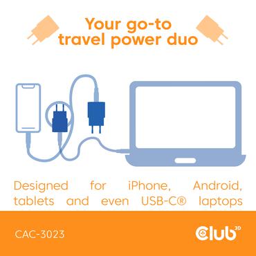2-Pack USB-C&reg; Charger 30Watt Orange