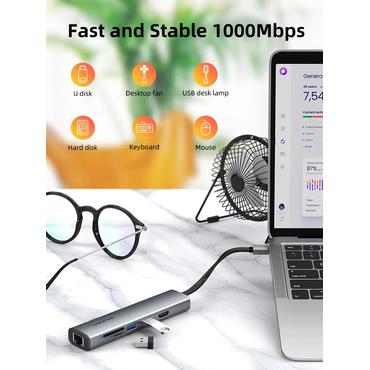 Cabletime USB-C Dock, 7