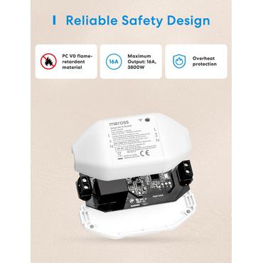 Inteligentny przełącznik WiFi Meross MSS715MA-UN (Matter)