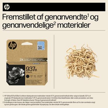 HP 937e EvoMore - svart - original - bl&auml;ckpatron