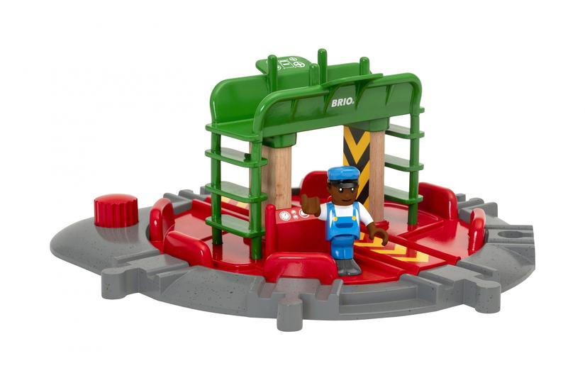 BRIO locomotive turntable with control bridge - 33476