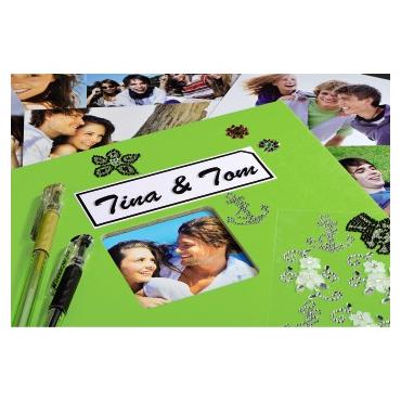 Hama Fine Art fotoalbum og arkbeskyttelse Gr&oslash;n 50 ark 100 x 150