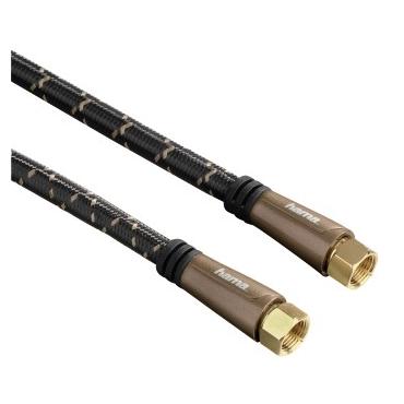Hama 00122515 koaxial kabel 1,5 m F Sort