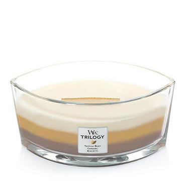 WoodWick 76904 vokslys Andet Karamel, Vanilie Beige, Brun, Hvid 1 stk