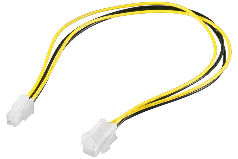 goobay - forlængerkabel til strøm - effekt P4 til effekt P4 - 37 cm