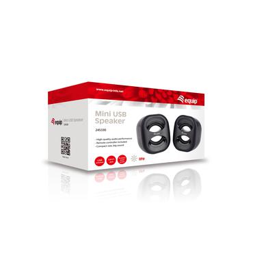 Equip 245330 h&oslash;jttaler Sort Ledningsf&oslash;rt 3 W