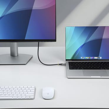 StarTech.com CC1M80GUSB4CABLE USB-kabel USB4 Gen 4x2 1 m USB C Sort