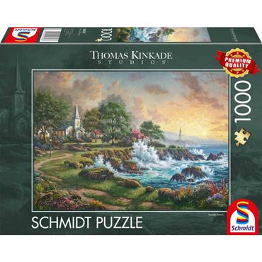 Schmidt Spiele 58628 puslespil 1000 stk Landskab