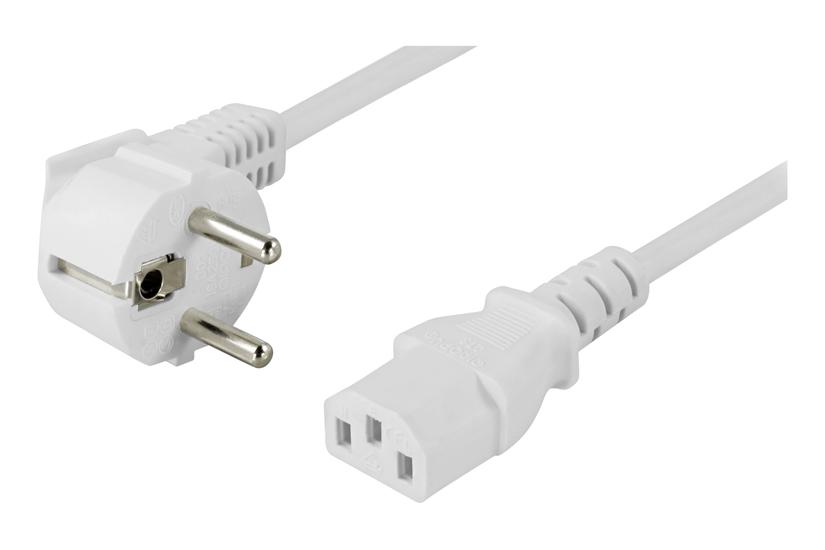 DELTACO DEL-111AV - str&ouml;mkabel - power CEE 7/7 till power IEC 60320 C13 - 10 m