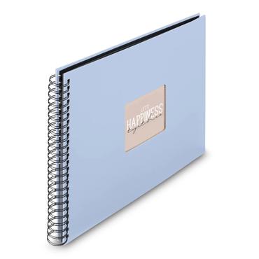 Hama 00009865 fotoalbum og arkbeskyttelse Bl&aring; 300 ark Spiral indbinding