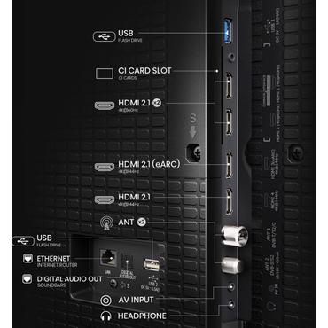Hisense 100E7Q PRO 254cm 100" 4K QLED Smart TV Fernseher