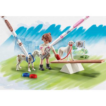 Playmobil Color 71517 Trening z psami