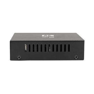 Eaton Tripp Lite Series Gigabit SFP Fiber to Ethernet Media Converter, POE+, International Power Cables, 10/100/1000 Mbps