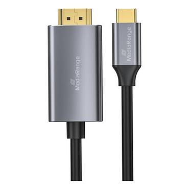 MediaRange USB-C 3.2 Gen. auf HDMI Video-Adapterkabel 1,8m