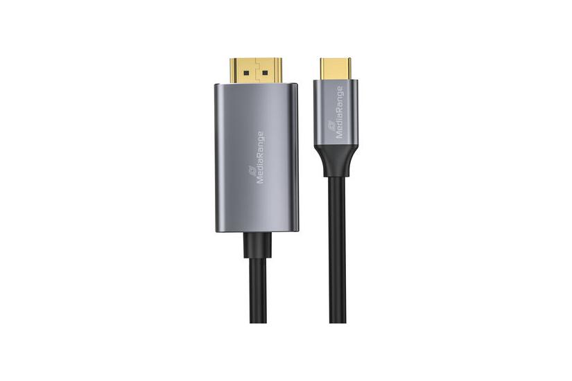 MediaRange USB-C 3.2 Gen. auf HDMI Video-Adapterkabel 1,8m
