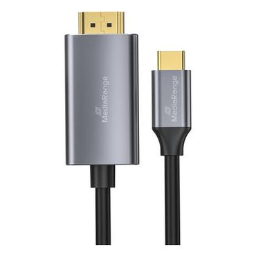 MediaRange USB-C 3.2 Gen. auf HDMI Video-Adapterkabel 1,8m