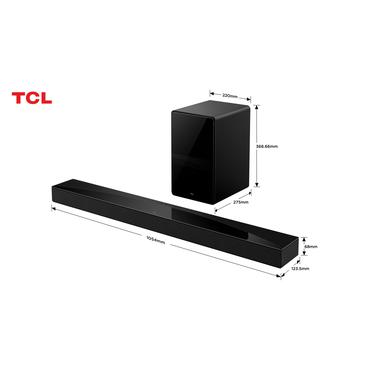 TCL Q75 Series Q75HE - lydbarsystem - til TV - trådløs