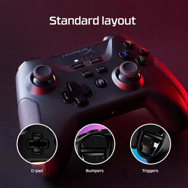 HyperX Clutch – trådløs gaming-controller (sort) – mobil-pc