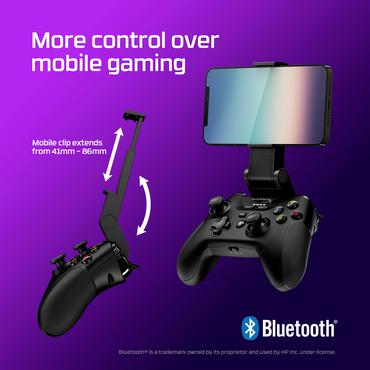 HyperX Clutch – trådløs gaming-controller (sort) – mobil-pc