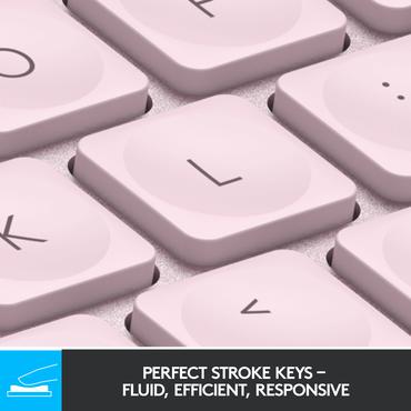 Logitech MX Keys Mini - tastatur - QWERTZ - tysk - rose Indgangsudstyr