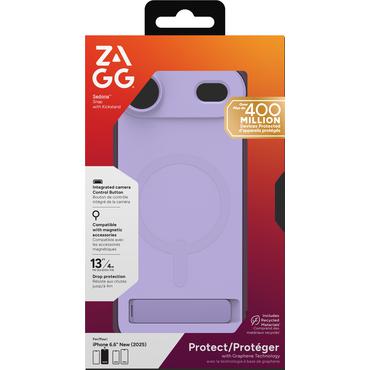 ZAGG Sedona Snap Kickstand mobiltelefon etui 16,5 cm (6.5") Cover Lilla