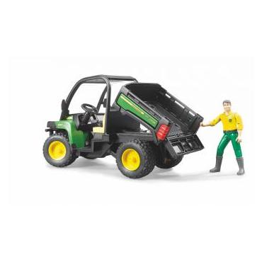 BRUDER John Deere Gator XUV 855D with driver