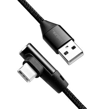 LogiLink CU0138 USB-kabel USB 2.0 1 m USB A USB C Sort