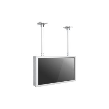 Multibrackets M Pro Series monteringssats - rygg mot rygg - f&ouml;r platt panel - medium - vit, RAL 9005