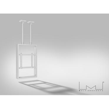 Multibrackets M Pro Series monteringssats - rygg mot rygg - f&ouml;r platt panel - medium - vit, RAL 9005