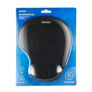 Savio MP-01B mouse pad black Sort