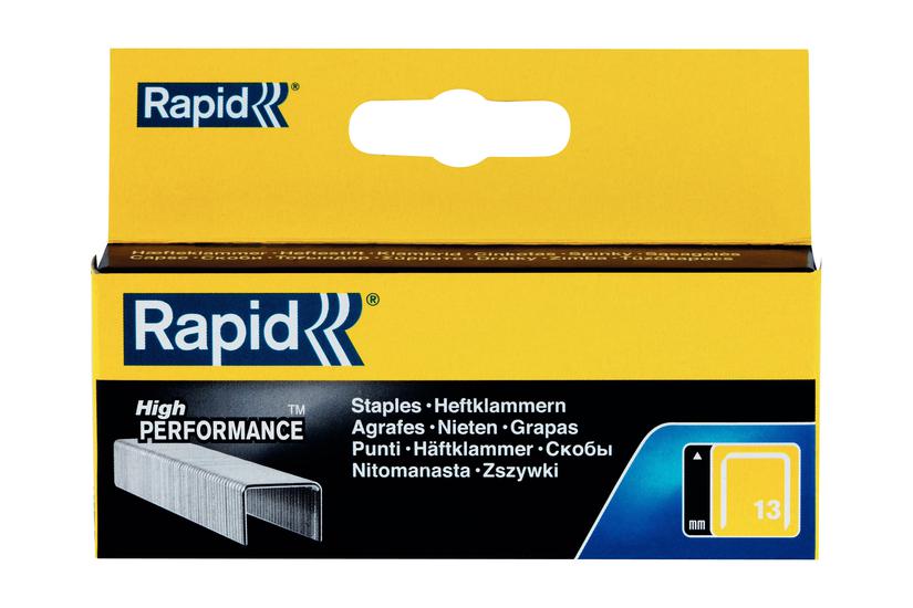 Rapid - klamrar - No. 13 - 8 mm - paket med 2500