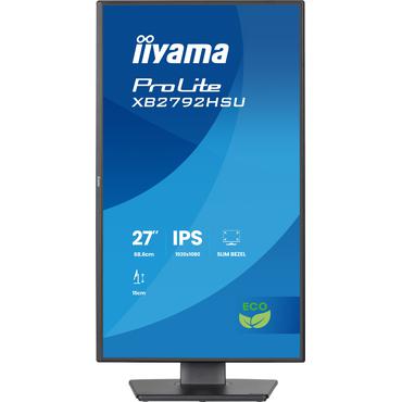 iiyama ProLite XB2792HSU-B1 computersk&aelig;rm 68,6 cm (27") 1920 x 1080 pixel Fuld HD LED Sort