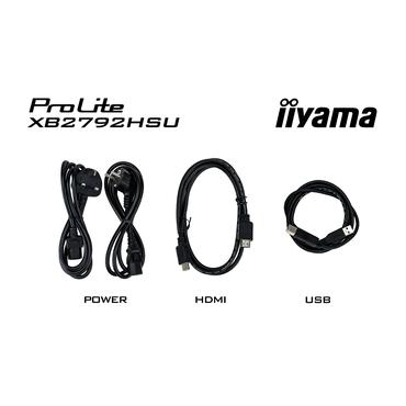 iiyama ProLite XB2792HSU-B1 computersk&aelig;rm 68,6 cm (27") 1920 x 1080 pixel Fuld HD LED Sort