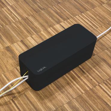 LogiLink KAB0077 kabelorganisator Universel Kabelboks Sort 3 stk