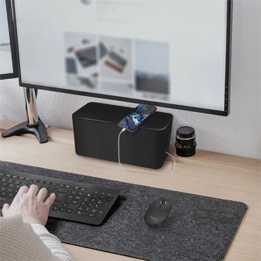 LogiLink KAB0077 kabelorganisator Universel Kabelboks Sort 3 stk